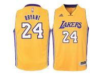 Kobe Bryant Los Angeles Lakers Youth Swingman Basketball Jersey - Gold