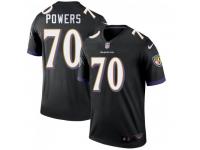 Legend Vapor Untouchable Men's Ben Powers Baltimore Ravens Nike Jersey - Black