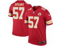 Legend Vapor Untouchable Men's Breeland Speaks Kansas City Chiefs Nike Color Rush Jersey - Red