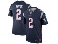 Legend Vapor Untouchable Men's Brian Hoyer New England Patriots Nike Jersey - Navy