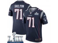 Legend Vapor Untouchable Men's Danny Shelton New England Patriots Nike Super Bowl LIII Jersey - Navy