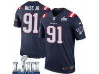 Legend Vapor Untouchable Men's Deatrich Wise Jr. New England Patriots Nike Color Rush Super Bowl LIII Jersey - Navy
