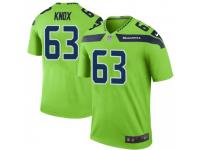 Legend Vapor Untouchable Men's Demetrius Knox Seattle Seahawks Nike Color Rush Neon Jersey - Green