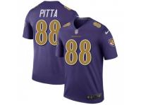 Legend Vapor Untouchable Men's Dennis Pitta Baltimore Ravens Nike Color Rush Jersey - Purple