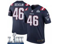 Legend Vapor Untouchable Men's James Develin New England Patriots Nike Color Rush Super Bowl LIII Jersey - Navy