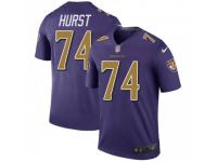 Legend Vapor Untouchable Men's James Hurst Baltimore Ravens Nike Color Rush Jersey - Purple