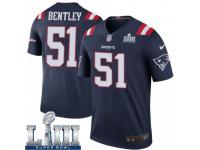 Legend Vapor Untouchable Men's Ja'Whaun Bentley New England Patriots Nike Color Rush Super Bowl LIII Jersey - Navy