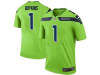 Legend Vapor Untouchable Men's Jeremy Boykins Seattle Seahawks Nike Color Rush Neon Jersey - Green