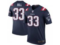 Legend Vapor Untouchable Men's Jeremy Hill New England Patriots Nike Color Rush Jersey - Navy