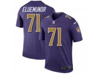 Legend Vapor Untouchable Men's Jermaine Eluemunor Baltimore Ravens Nike Color Rush Jersey - Purple
