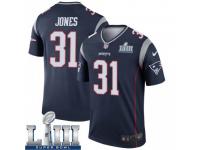 Legend Vapor Untouchable Men's Jonathan Jones New England Patriots Nike Super Bowl LIII Jersey - Navy