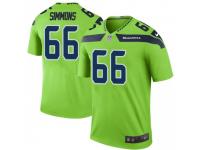 Legend Vapor Untouchable Men's Jordan Simmons Seattle Seahawks Nike Color Rush Neon Jersey - Green
