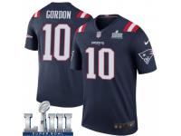 Legend Vapor Untouchable Men's Josh Gordon New England Patriots Nike Color Rush Super Bowl LIII Jersey - Navy