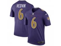 Legend Vapor Untouchable Men's Kaare Vedvik Baltimore Ravens Nike Color Rush Jersey - Purple