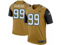 Legend Vapor Untouchable Men's Marcell Dareus Jacksonville Jaguars Nike Color Rush Bold Jersey - Gold