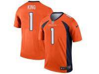 Legend Vapor Untouchable Men's Marquette King Denver Broncos Nike Jersey - Orange