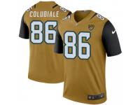 Legend Vapor Untouchable Men's Michael Colubiale Jacksonville Jaguars Nike Color Rush Bold Jersey - Gold