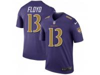 Legend Vapor Untouchable Men's Michael Floyd Baltimore Ravens Nike Color Rush Jersey - Purple