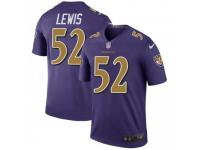 Legend Vapor Untouchable Men's Ray Lewis Baltimore Ravens Nike Color Rush Jersey - Purple