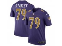 Legend Vapor Untouchable Men's Ronnie Stanley Baltimore Ravens Nike Color Rush Jersey - Purple