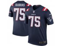 Legend Vapor Untouchable Men's Ted Karras New England Patriots Nike Color Rush Jersey - Navy