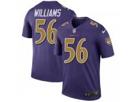 Legend Vapor Untouchable Men's Tim Williams Baltimore Ravens Nike Color Rush Jersey - Purple