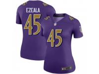 Legend Vapor Untouchable Women's Christopher Ezeala Baltimore Ravens Nike Color Rush Jersey - Purple