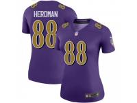 Legend Vapor Untouchable Women's Cole Herdman Baltimore Ravens Nike Color Rush Jersey - Purple