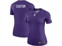 Legend Vapor Untouchable Women's Custom Baltimore Ravens Nike Color Rush Jersey - Purple