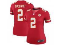 Legend Vapor Untouchable Women's Dustin Colquitt Kansas City Chiefs Nike Color Rush Jersey - Red