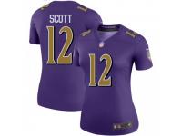 Legend Vapor Untouchable Women's Jaleel Scott Baltimore Ravens Nike Color Rush Jersey - Purple