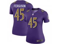 Legend Vapor Untouchable Women's Jaylon Ferguson Baltimore Ravens Nike Color Rush Jersey - Purple