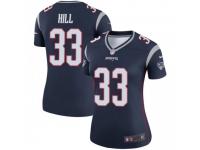 Legend Vapor Untouchable Women's Jeremy Hill New England Patriots Nike Jersey - Navy