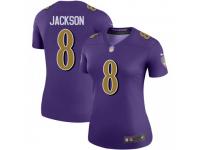 Legend Vapor Untouchable Women's Lamar Jackson Baltimore Ravens Nike Color Rush Jersey - Purple