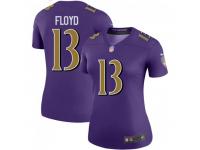 Legend Vapor Untouchable Women's Michael Floyd Baltimore Ravens Nike Color Rush Jersey - Purple