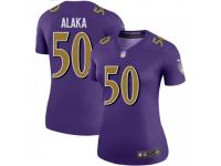 Legend Vapor Untouchable Women's Otaro Alaka Baltimore Ravens Nike Color Rush Jersey - Purple