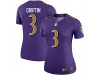 Legend Vapor Untouchable Women's Robert Griffin III Baltimore Ravens Nike Color Rush Jersey - Purple