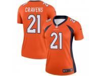 Legend Vapor Untouchable Women's Su'a Cravens Denver Broncos Nike Jersey - Orange