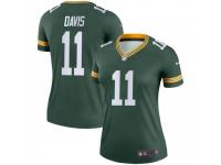 Legend Vapor Untouchable Women's Trevor Davis Green Bay Packers Nike Jersey - Green