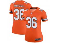 Legend Vapor Untouchable Women's Trey Marshall Denver Broncos Nike Color Rush Jersey - Orange