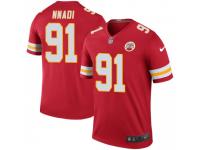 Legend Vapor Untouchable Youth Derrick Nnadi Kansas City Chiefs Nike Color Rush Jersey - Red