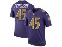 Legend Vapor Untouchable Youth Jaylon Ferguson Baltimore Ravens Nike Color Rush Jersey - Purple