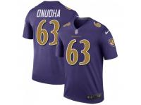 Legend Vapor Untouchable Youth Michael Onuoha Baltimore Ravens Nike Color Rush Jersey - Purple