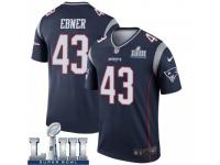 Legend Vapor Untouchable Youth Nate Ebner New England Patriots Nike Super Bowl LIII Jersey - Navy