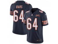 Limited Men's Alex Bars Chicago Bears Nike 100th Season Jersey - Navy