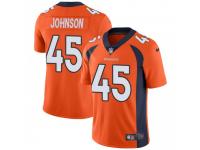 Limited Men's Alexander Johnson Denver Broncos Nike Team Color Vapor Untouchable Jersey - Orange