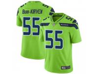 Limited Men's Ben Burr-Kirven Seattle Seahawks Nike Color Rush Neon Jersey - Green