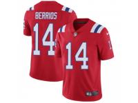Limited Men's Braxton Berrios New England Patriots Nike Vapor Untouchable Alternate Jersey - Red