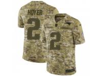Limited Men's Brian Hoyer New England Patriots Nike 2018 Salute to Service Jersey - Camo
