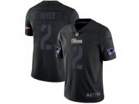 Limited Men's Brian Hoyer New England Patriots Nike Jersey - Black Impact Vapor Untouchable